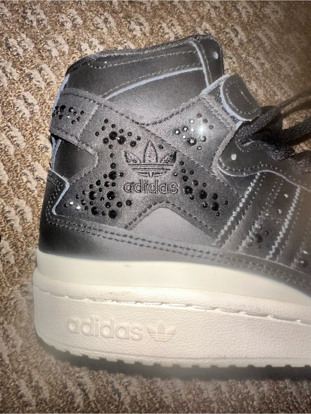 Adidas Black jeweled Sneakers - Picture 6 of 9